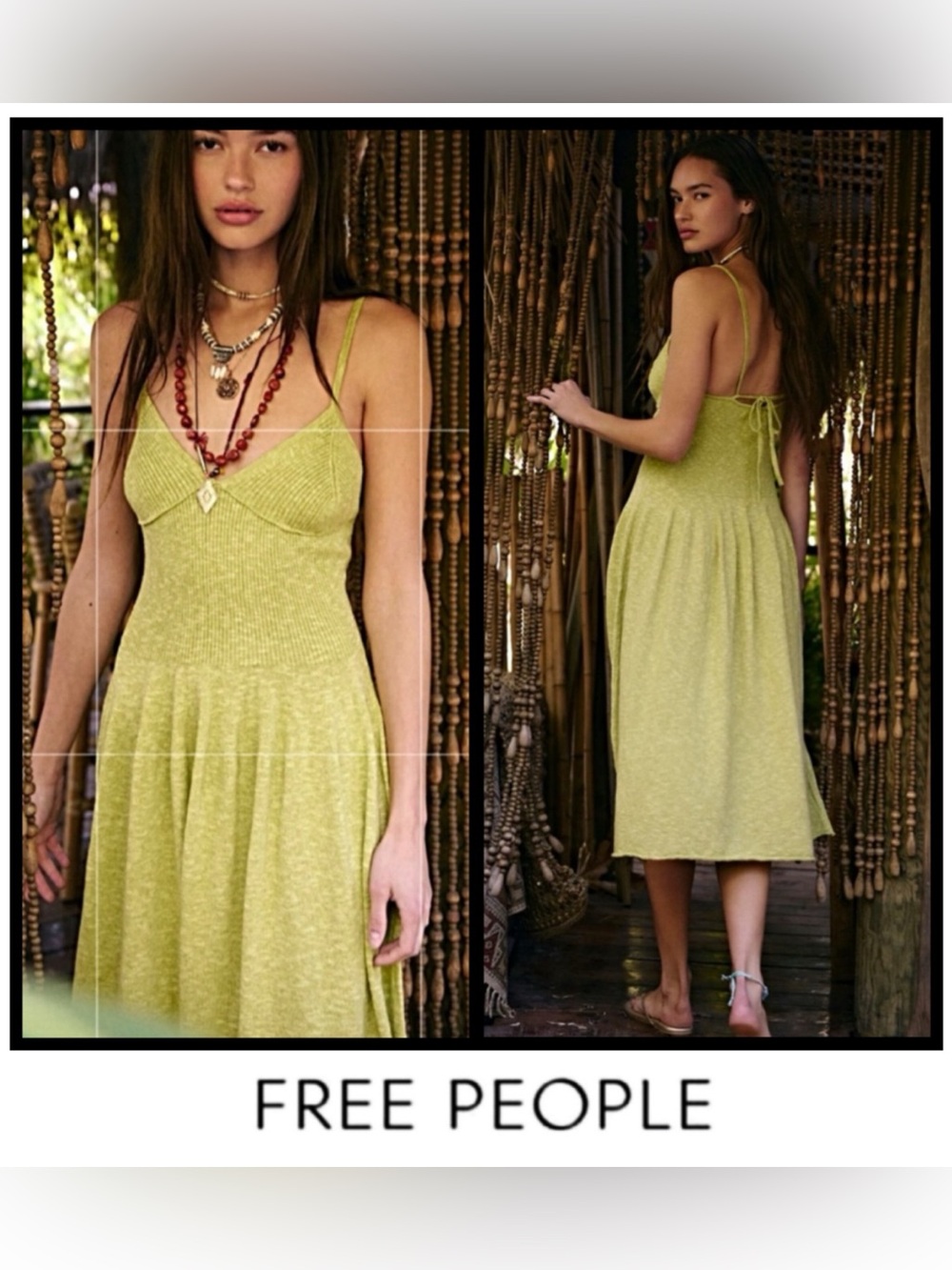 💥SALE💥NwT’s-$90 FREE PEOPLE Tula Soft Sweater Midi Dress L